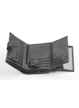 Men's wallet 09-129 black