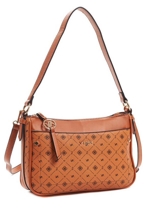 Τσάντα Ώμου - Χιαστί VERDE FASHION 16-6488 camel