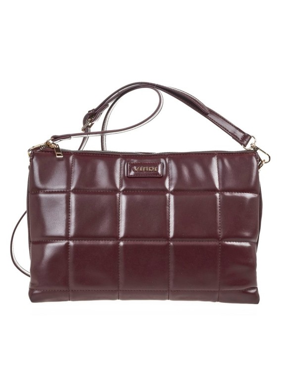 Τσάντα Χιαστί VERDE FASHION 16-7008 burgundy