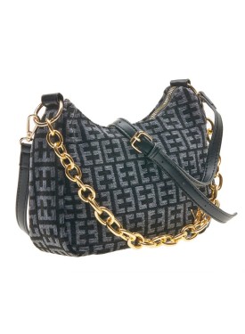 Τσάντα Χιαστί VERDE FASHION 16-7016 black