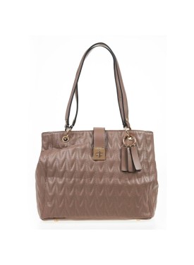 Τσάντα Ώμου VERDE FASHION 16-7093 taupe