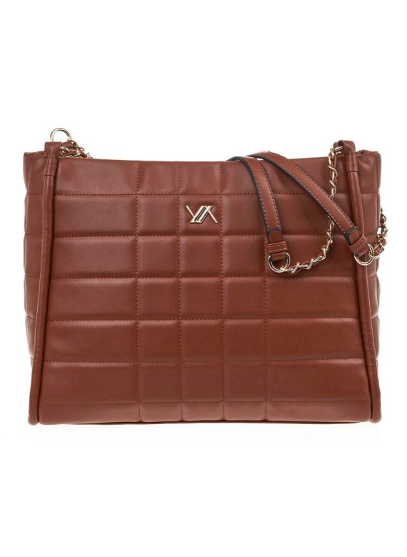 Τσάντα Ώμου VERDE FASHION 16-7105 camel