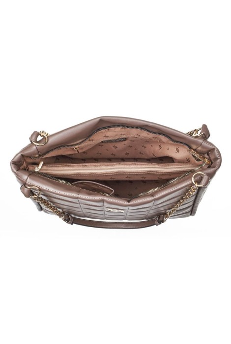 Τσάντα Ώμου VERDE FASHION 16-7105 taupe
