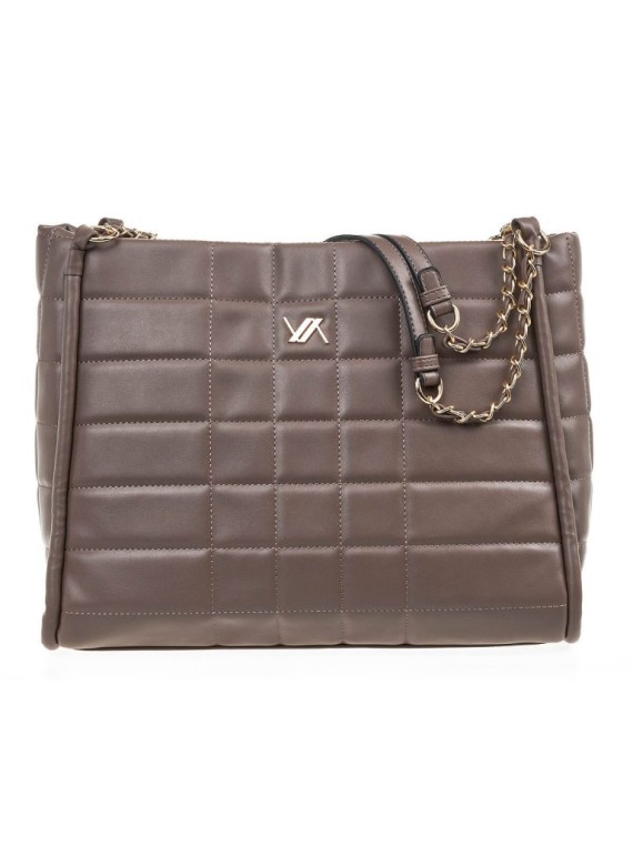 Τσάντα Ώμου VERDE FASHION 16-7105 taupe