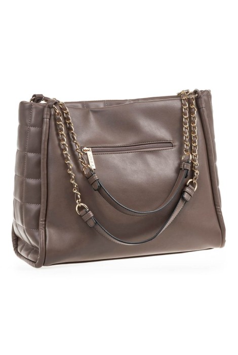 Τσάντα Ώμου VERDE FASHION 16-7105 taupe