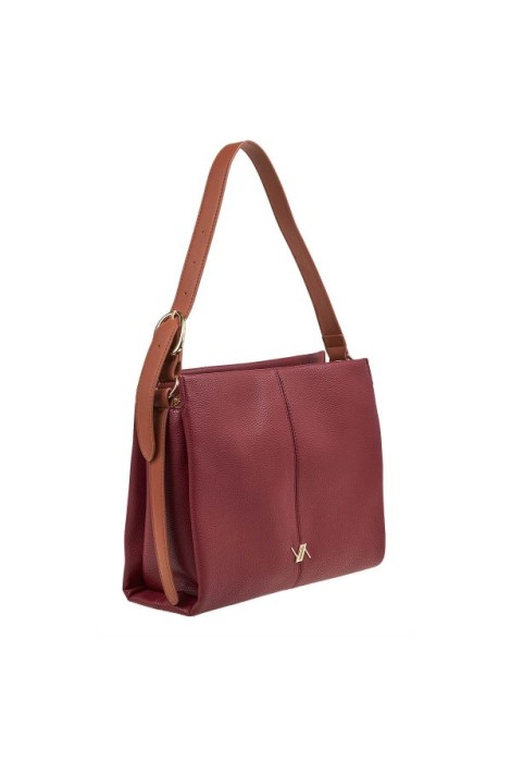 Τσάντα Ώμου VERDE FASHION 16-7126 red