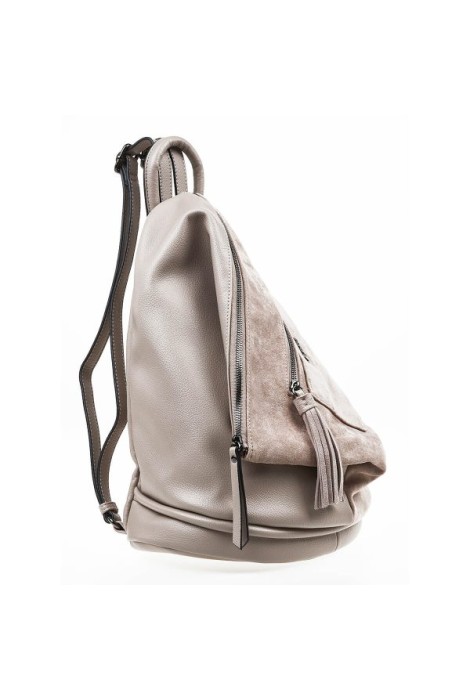 Σακίδιο Πλάτης VERDE FASHION 16-7159 taupe