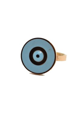 Δαχτυλίδι με μάτι σε χρυσό χρώμα 30-018