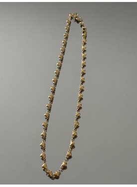 Necklace gold hearts chain 32-109