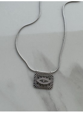 Stainless steel eye necklace 32-121