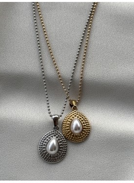 Stainless steel necklace 32-127