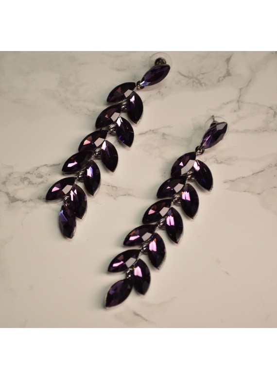 Σκουλαρίκια Αμπιγέ 33- 130 purple