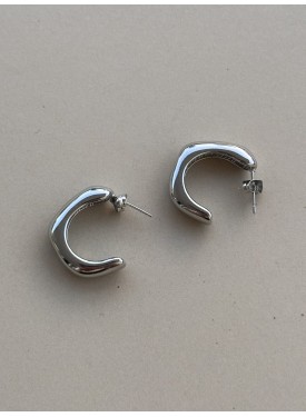 stainless steel earrings 33-178 silver