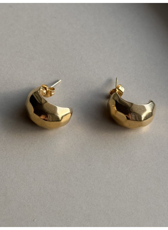 Ατσάλινα σκουλαρίκια  33- 182 gold