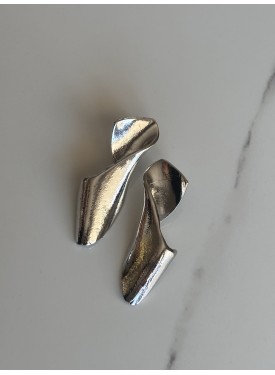 Ατσάλινα σκουλαρίκια  33-197 silver