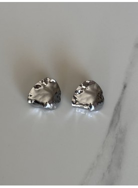 Ατσάλινα σκουλαρίκια  33-220 silver