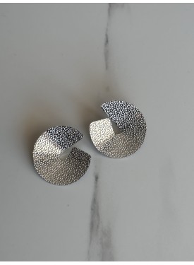 stainless steel earrings 222 silver
