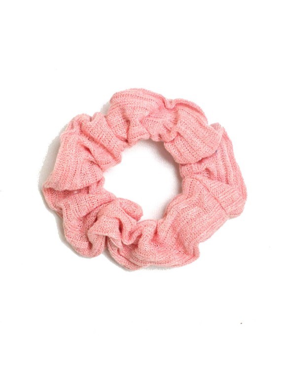 Scrunchie πλεκτό  34-095 pink