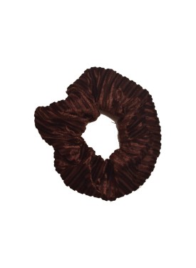 Scrunchie  βελούδο 34-097 brown