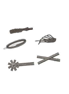 Hair accessories set 34-112 silver