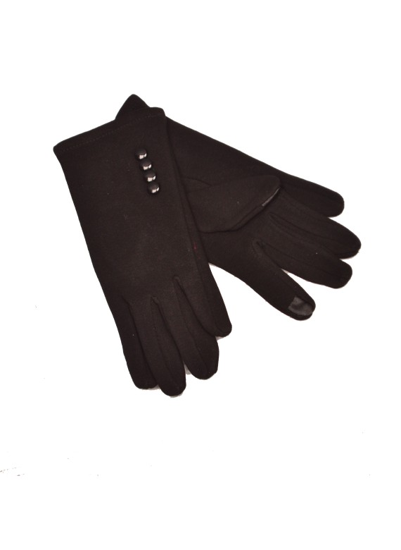 Γυναικεία Γάντια 52-004 black One Size