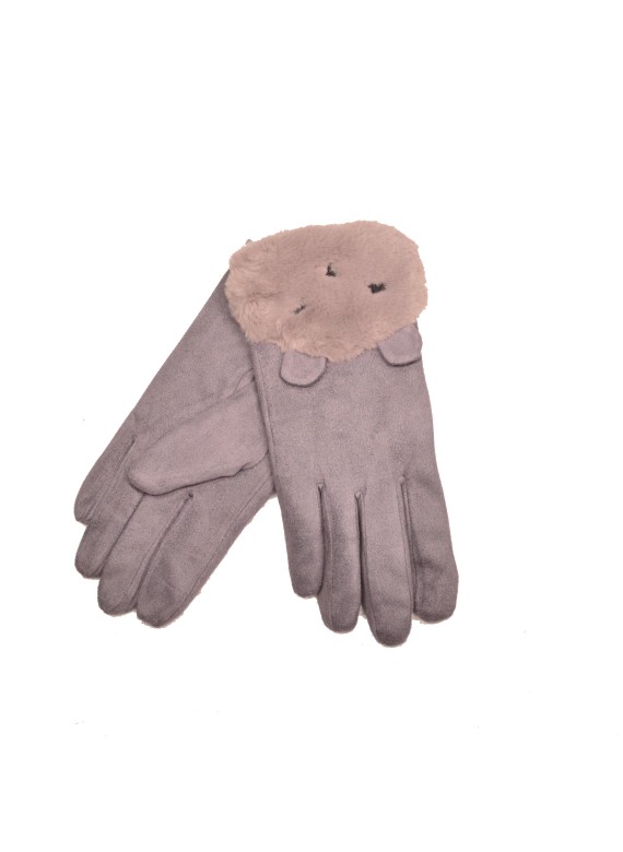 Γυναικεία Γάντια 52-005 grey One Size