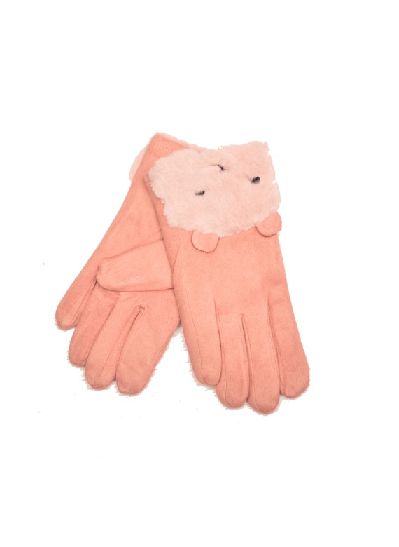 Γυναικεία Γάντια 52-005 pink One Size