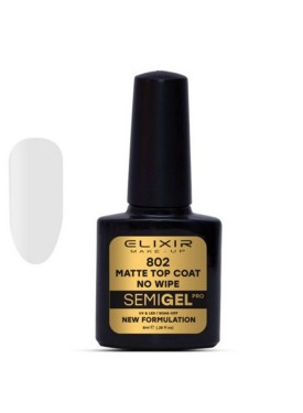 Ημιμόνιμο βερνίκι - Semi Gel - No. 802 MATTE TOP COAT 8 ml