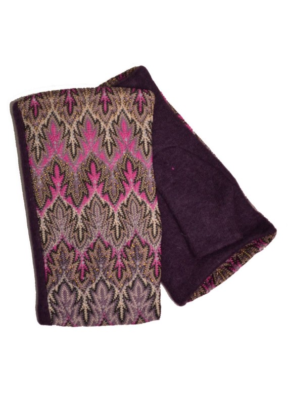 Κοφτά Γάντια Verde Fashion 02-255 purple