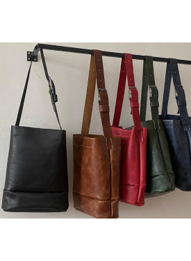Handmade Leather bag mafil 012