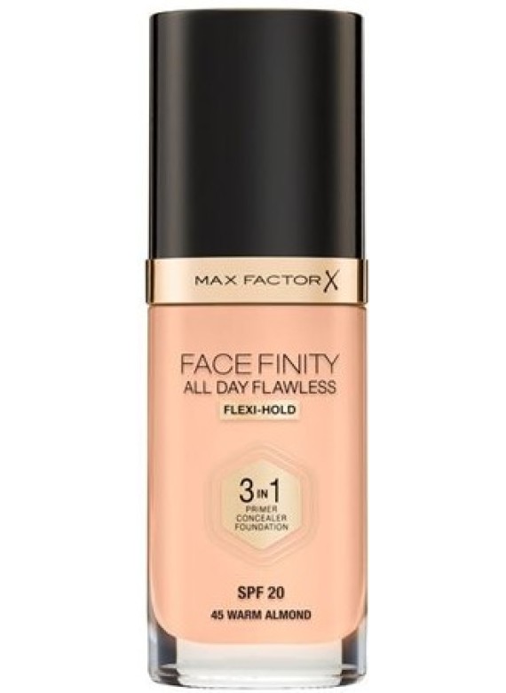 MAX FACTOR ALL DAY FLAWLESS FACEFINITY 3 IN 1 30ML No 45