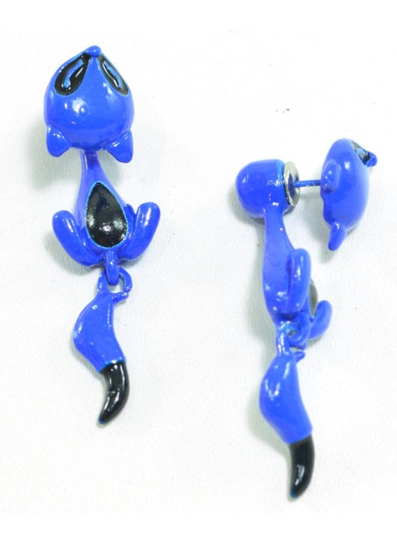 Σκουλαρίκια Ζωάκια sk 096 blue